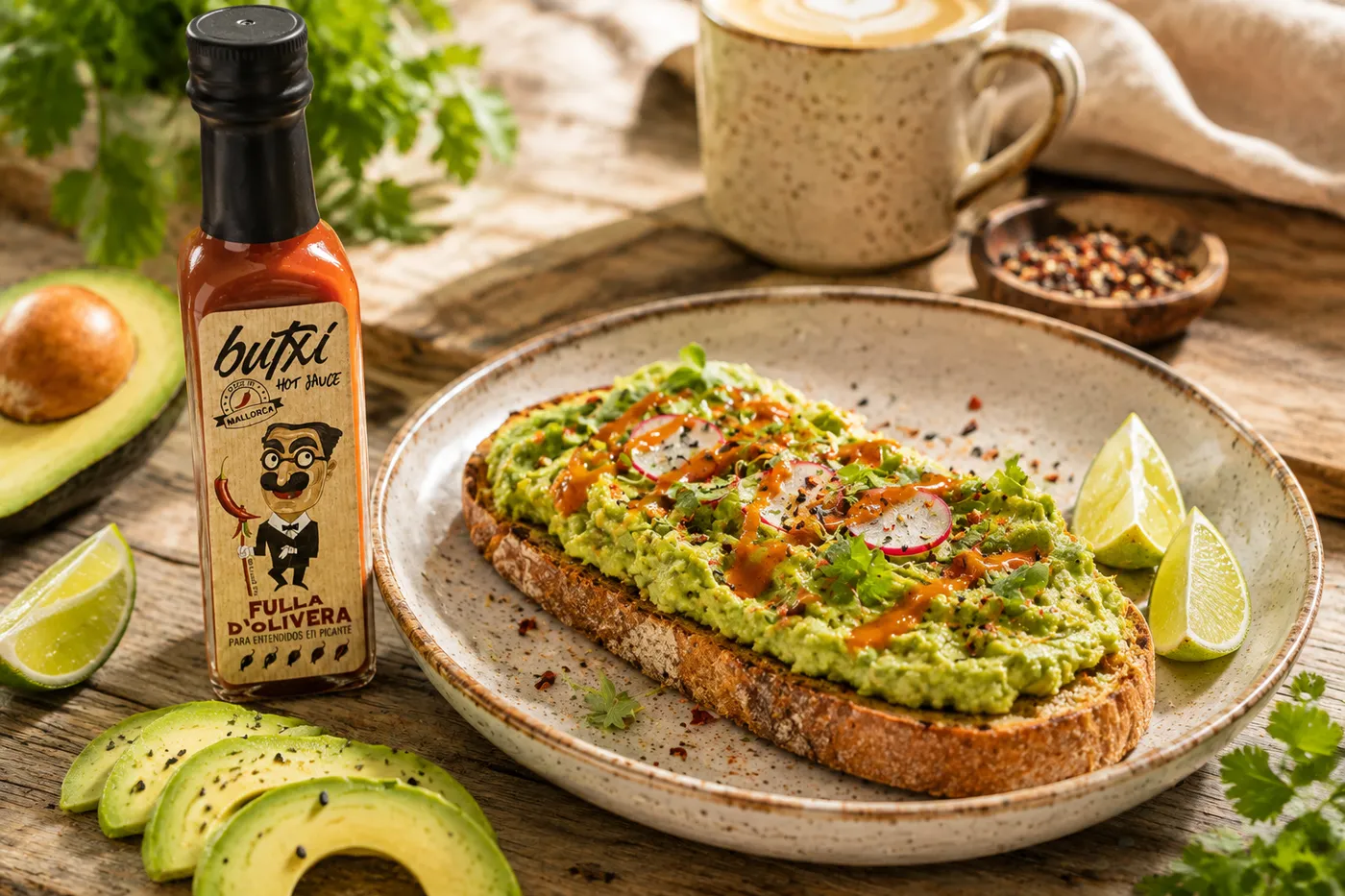 Avocado-Toast „Hoja de Olivo"